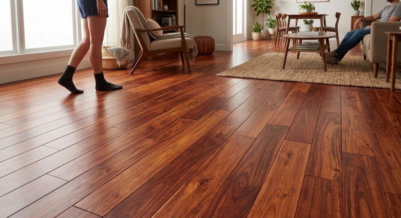 Cherry Floor Installation in Nokesville, VA