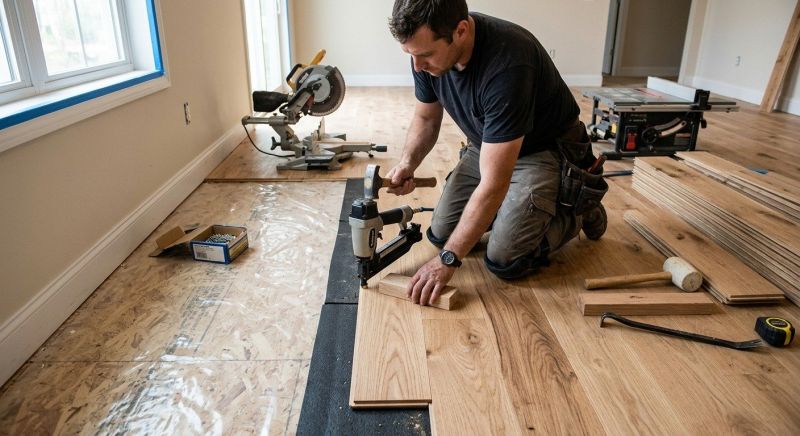 Hardwood Floor Installation in Clinton, MD