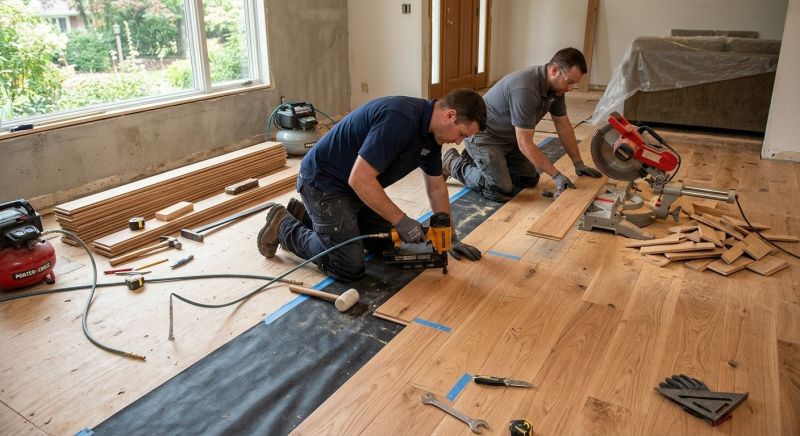 Hardwood Floor Installation in Loudoun County, VA