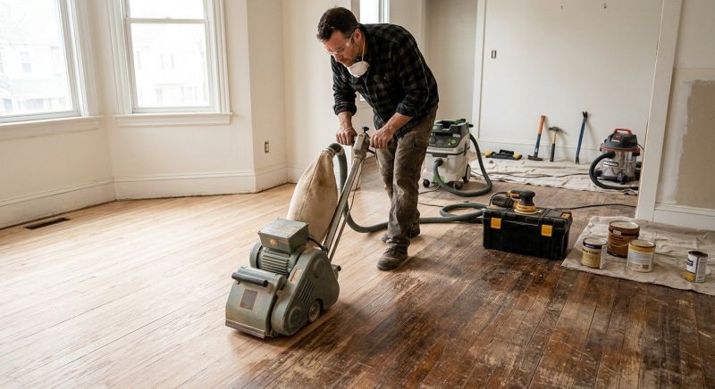 Hardwood Floor Renovation in Falls Church, VA