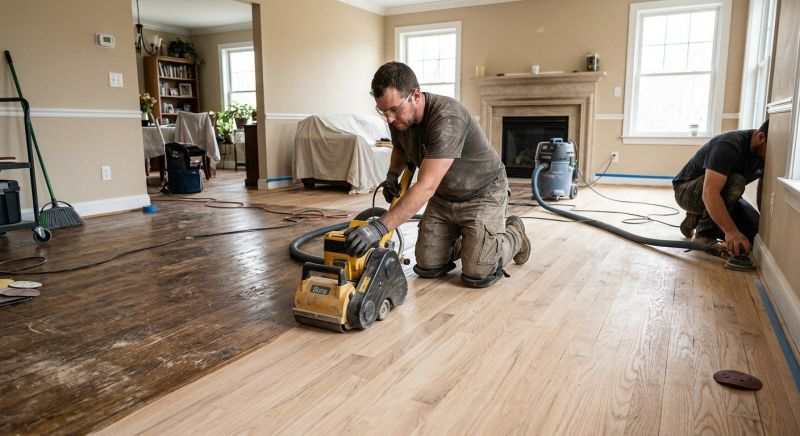 Hardwood Floor Renovation in Falls Church, VA