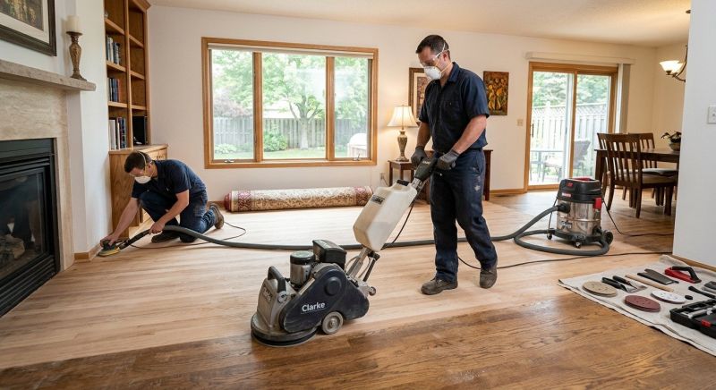 Hardwood Floor Renovation in Falls Church, VA