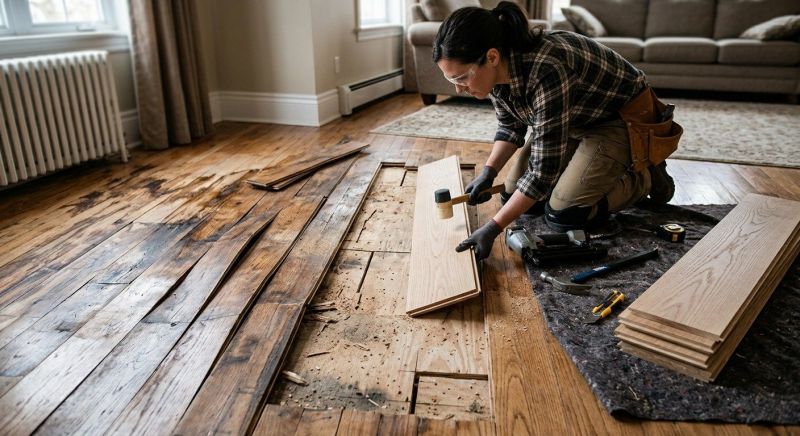 Hardwood Installation in Bristow, VA