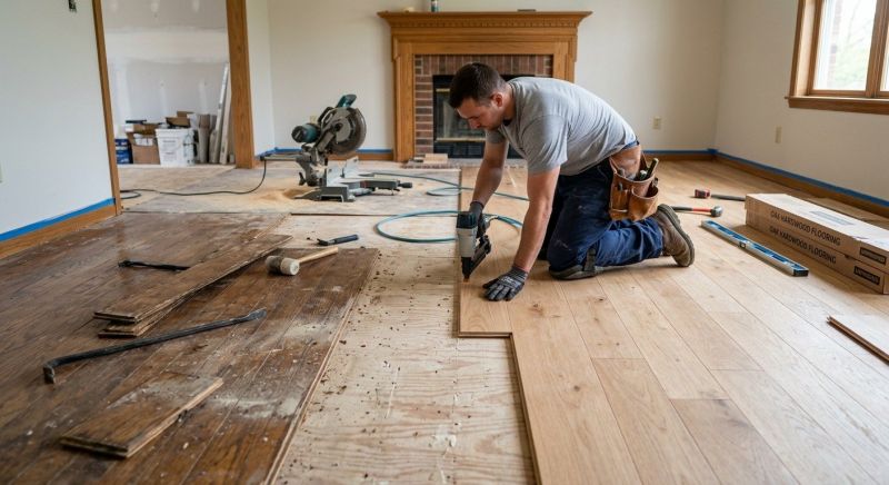 Hardwood Replacement in Montgomery County, MD