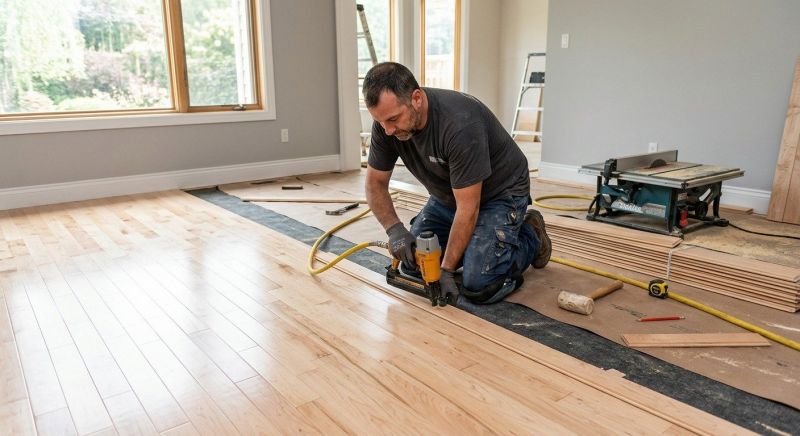 Maple Flooring Installation in Arlington, VA