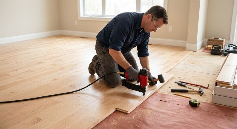 Maple Flooring Installation in Brandywine, MD