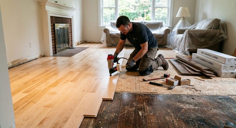 Maple Flooring Installation in Fort Washington, MD