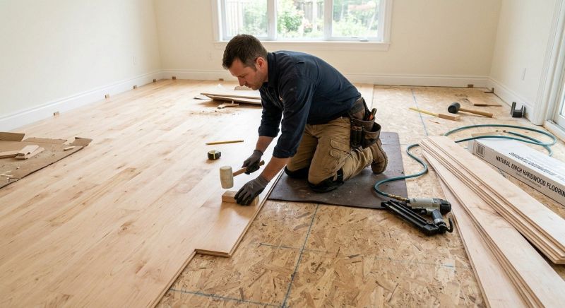 Maple Flooring Installation in Springfield, VA