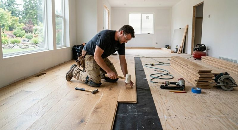 Oak Floor Installation in Ashton, MD