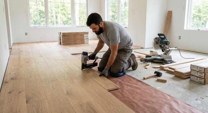 Oak Floor Installation in Boyds, MD