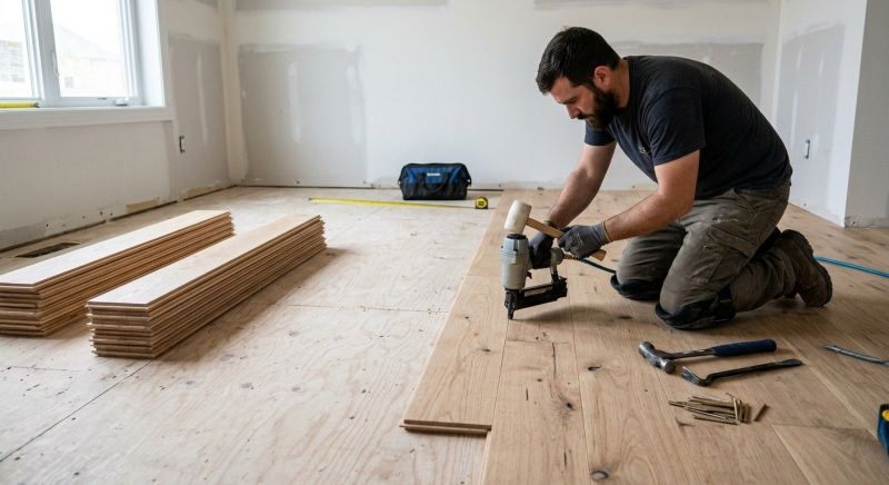 Oak Floor Installation in Chevy Chase, MD