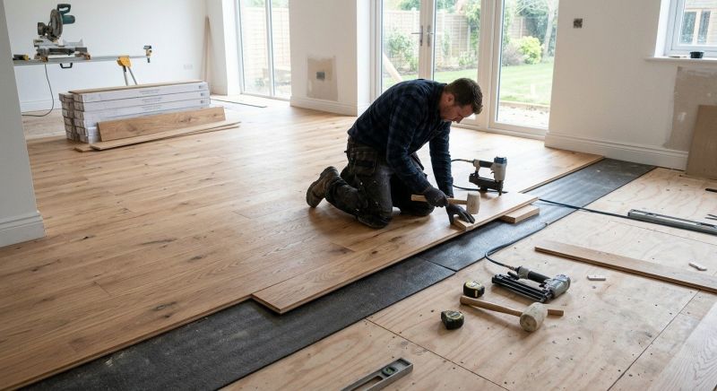 Oak Floor Installation in Fairfax County, VA