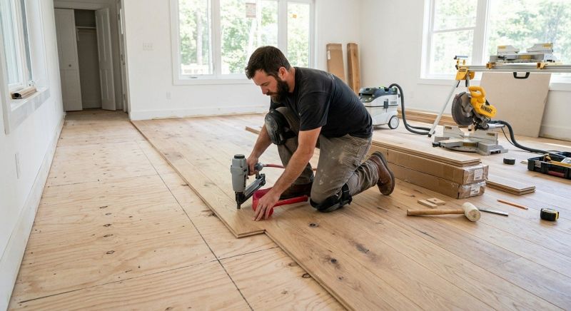 Oak Floor Installation in Montgomery County, MD