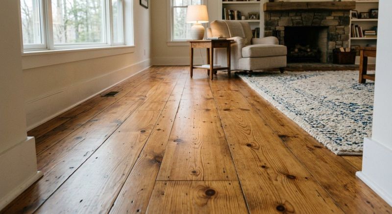 Pine Floor Installation in Falls Church, VA