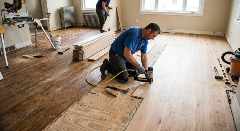 Wood Floor Replacement in Montgomery County, MD
