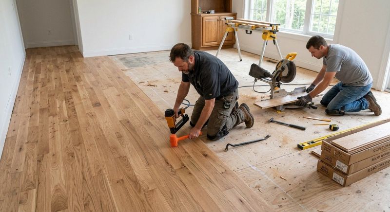 Wood Floor Replacement in Takoma Park, MD