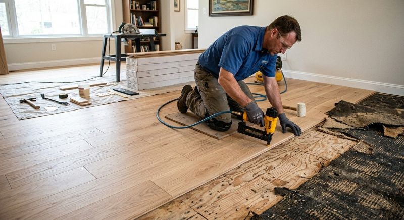 Wood Floor Replacement in Vienna, VA